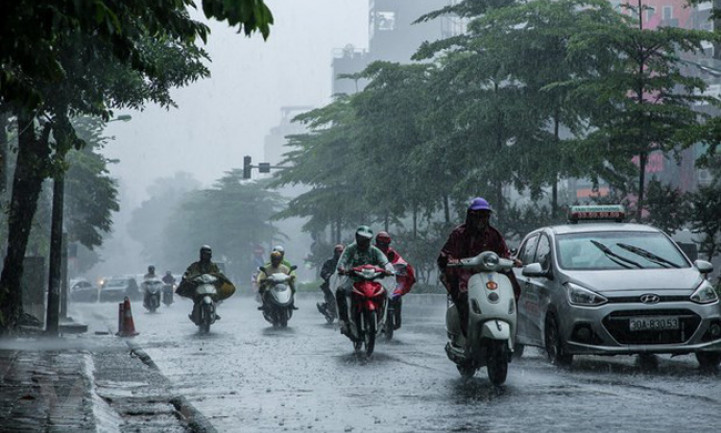 Bắc Bộ tiếp tục mưa vừa, mưa to