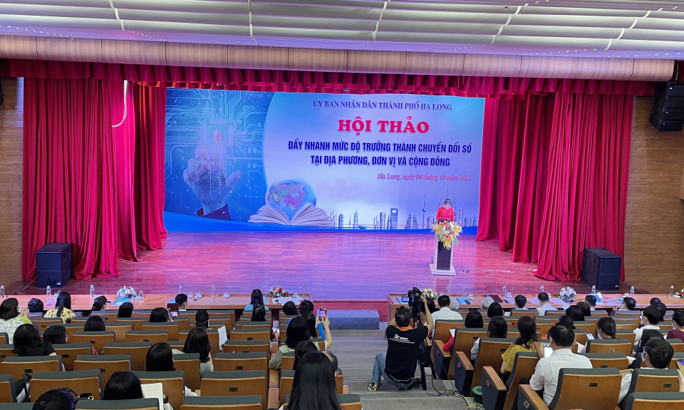 TP Hạ Long: Hội thảo chuyển đổi số tại địa phương, đơn vị, cộng đồng
