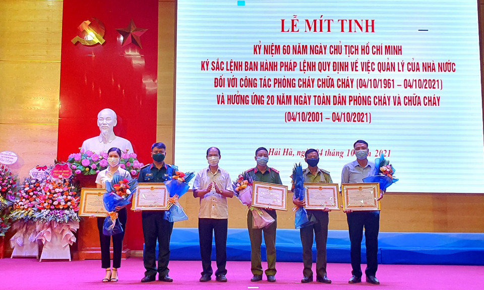Hải Hà: Kỷ niệm 60 năm ngày truyền thống lực lượng Phòng cháy chữa cháy và Cứu nạn cứu hộ