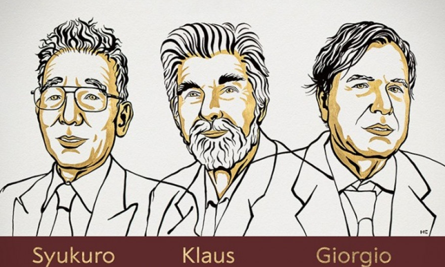 Ba nhà khoa học nhận giải Nobel Vật lý 2021