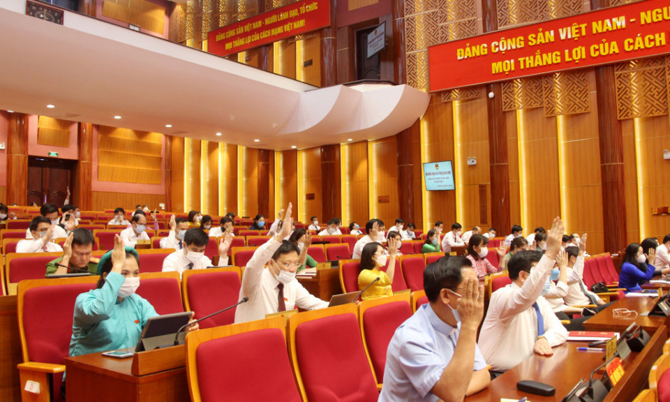 Các nghị quyết đã được thông qua tại Kỳ họp thứ 4, HĐND tỉnh khóa XIV