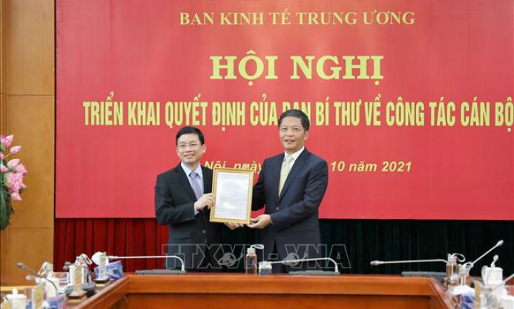 Đồng chí Nguyễn Duy Hưng giữ chức Phó Trưởng ban Kinh tế Trung ương
