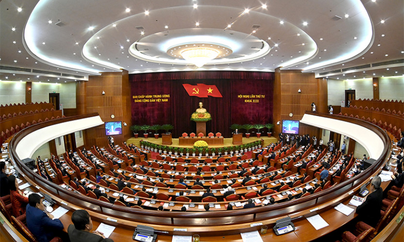 Thông cáo báo chí về phiên bế mạc Hội nghị lần thứ tư Ban Chấp hành Trung ương Đảng khoá XIII
