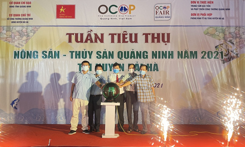 Tuần tiêu thụ nông sản - thủy sản Quảng Ninh năm 2021 tại huyện Hải Hà