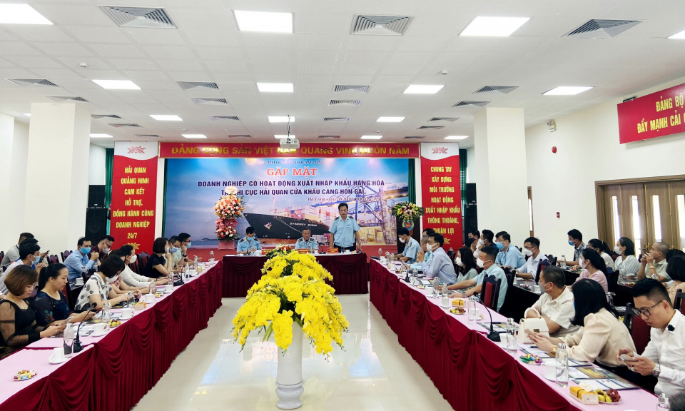 Hội nghị gặp mặt doanh nghiệp có hoạt động XNK qua cửa khẩu cảng Hòn Gai