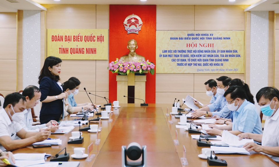 Thống nhất các nội dung kiến nghị cử tri gửi tới Kỳ họp thứ 2, Quốc hội khóa XV