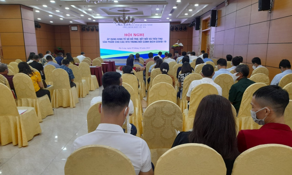 Hội nghị áp dụng kinh tế số, hỗ trợ kết nối tiêu thụ sản phẩm cho các HTX trong điều kiện dịch Covid-19