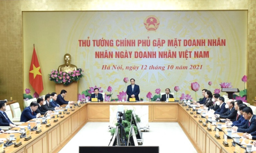 Thủ tướng Phạm Minh Chính gặp mặt đội ngũ doanh nhân Việt Nam