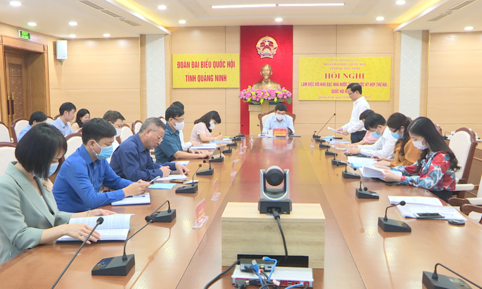 Đoàn ĐBQH tỉnh làm việc với Kho bạc Nhà nước Quảng Ninh