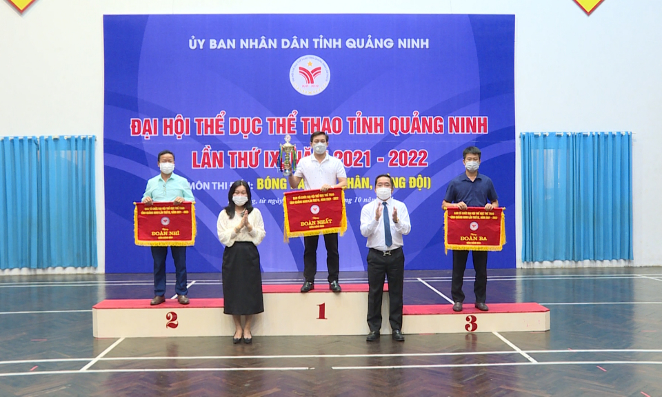 Đại hội TDTT tỉnh Quảng Ninh lần thứ 9: TP Cẩm Phả nhất toàn đoàn Giải bóng bàn