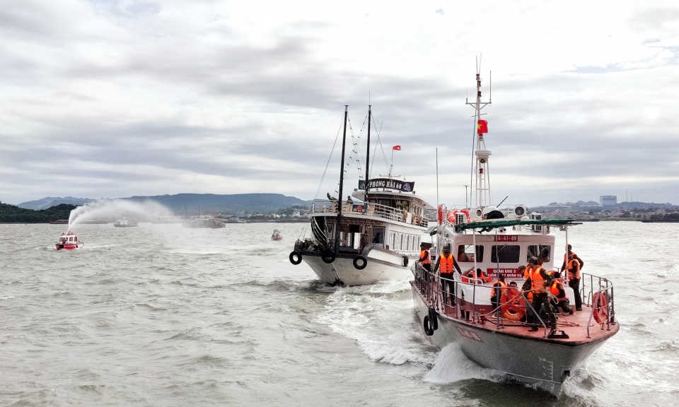 Sẵn sàng cho Diễn tập phòng thủ dân sự, ứng phó siêu bão tỉnh Quảng Ninh năm 2021