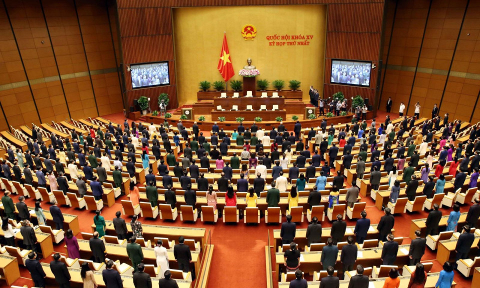 Kỳ họp thứ hai, Quốc hội khóa XV khai mạc theo hình thức trực tuyến