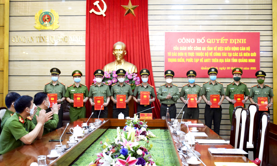 Bộ Công an: Điều động 9 cán bộ tăng cường cho các xã biên giới Quảng Ninh