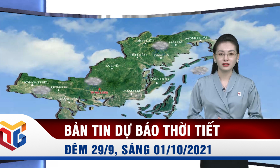 Bản tin Dự báo thời tiết đêm 21/10, sáng 22/10/2021