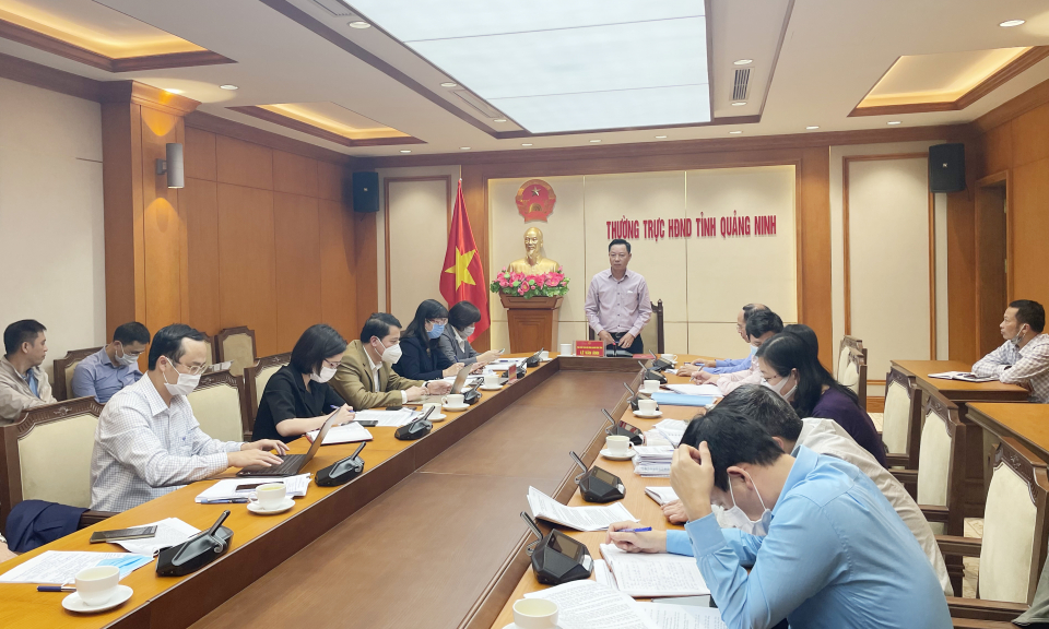HĐND tỉnh làm việc với Sở Tài chính về công tác quản lý và sử dụng tài sản công
