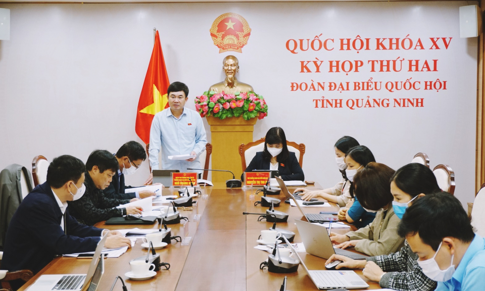 Thảo luận tại tổ về cơ chế, chính sách đặc thù phát triển của các tỉnh, thành phố và tình hình thực hiện chính sách, chế độ BHXH, BHYT