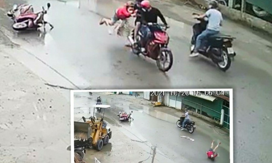 Truy xét 2 tên cướp kéo lê cô gái trên đường