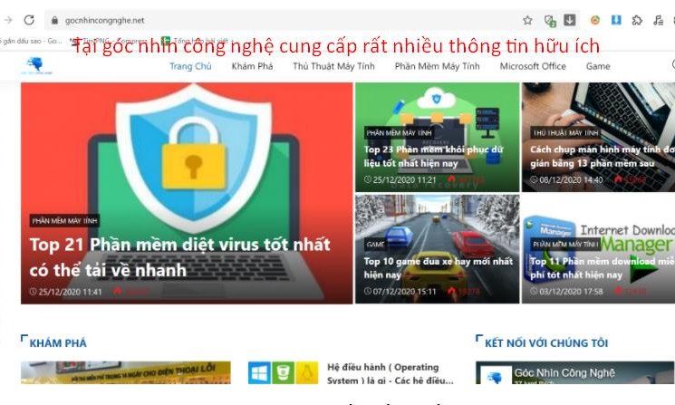 Gocnhincongnghe.net - Nơi thỏa mãn đam mê tìm hiểu thông tin công nghệ