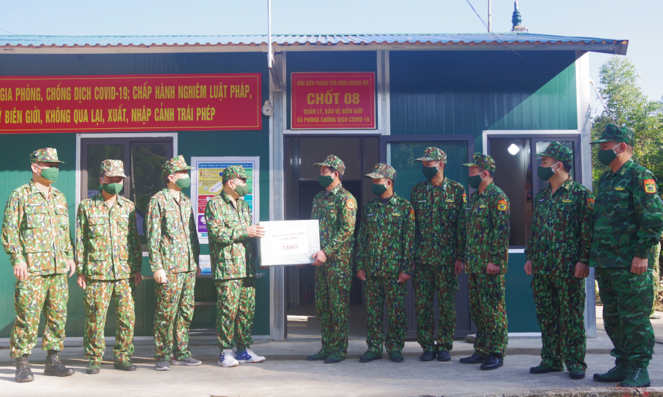 Bộ Chỉ huy BĐBP tỉnh kiểm tra, đôn đốc công tác phòng, chống dịch Covid-19 trên biên giới