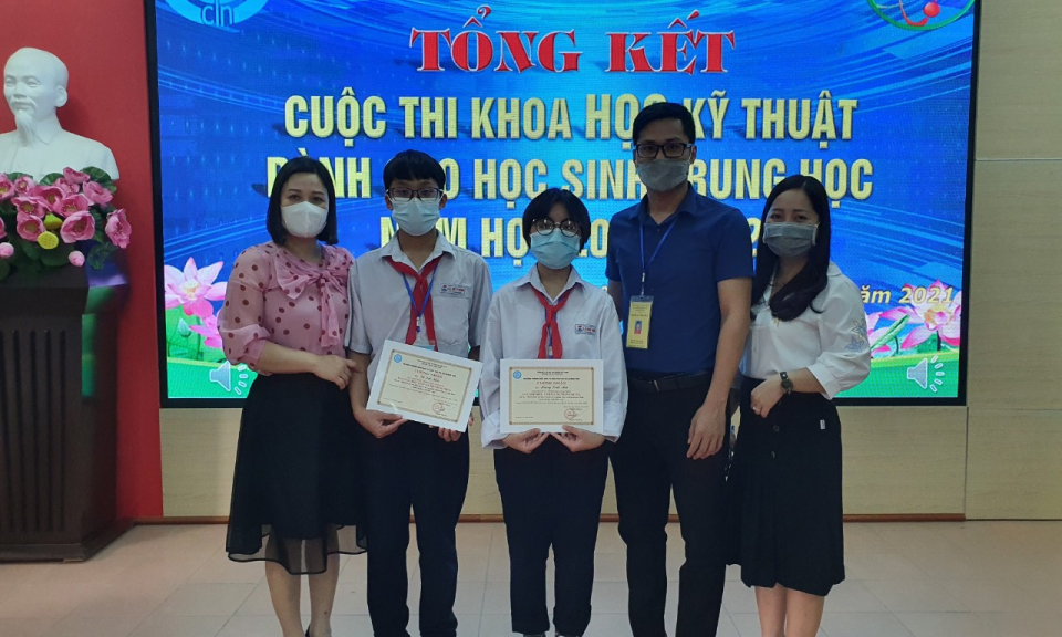 TX Quảng Yên tổ chức Cuộc thi khoa học kỹ thuật năm học 2021-2022 