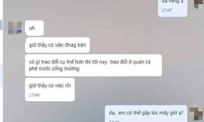 Tạm đình chỉ giảng viên bị tố gạ tình nữ sinh