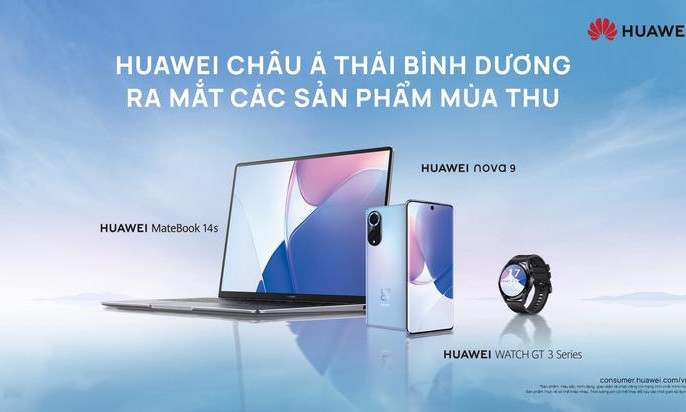 Huawei nova 9, MateBook 14s và Watch GT 3 series đồng loạt ra mắt: Nhiều tính năng hấp dẫn