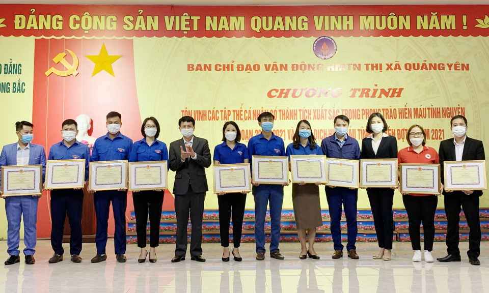 TX Quảng Yên tiếp nhận 143 đơn vị máu