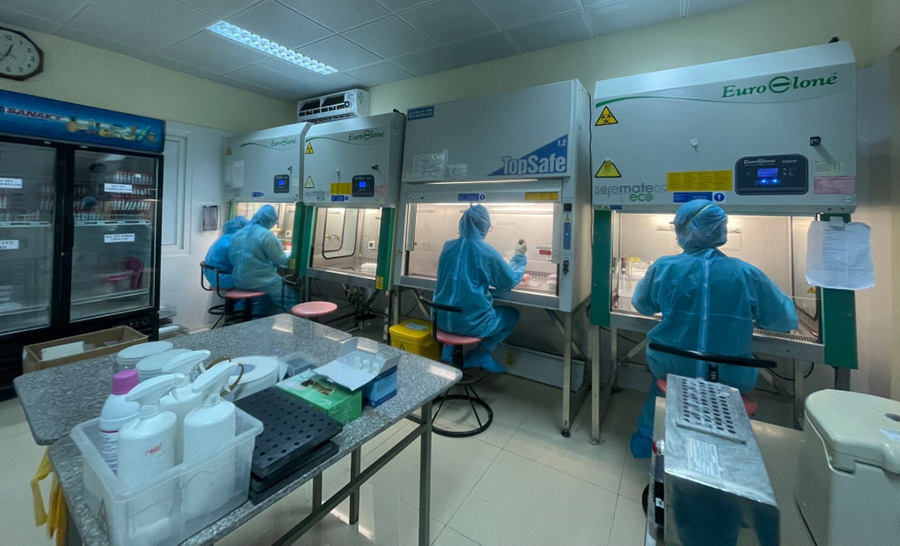 Hiện cơ sở điều trị Bệnh viện Việt Nam - Thụy Điển Uông Bí đang tiếp nhận và điều trị đạt hoảng gần 50% công suất.