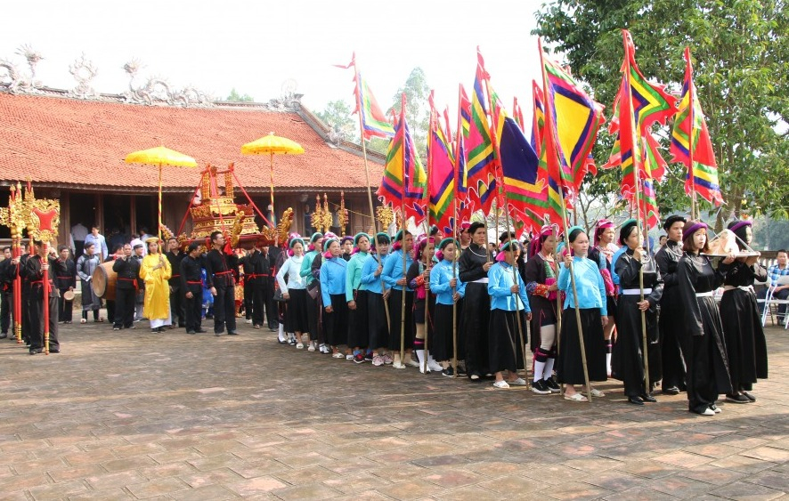 Lễ hội đình Lục Nà năm 2019.