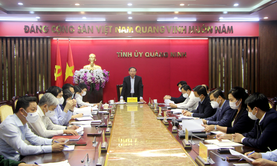 Giao ban Thường trực Tỉnh ủy
