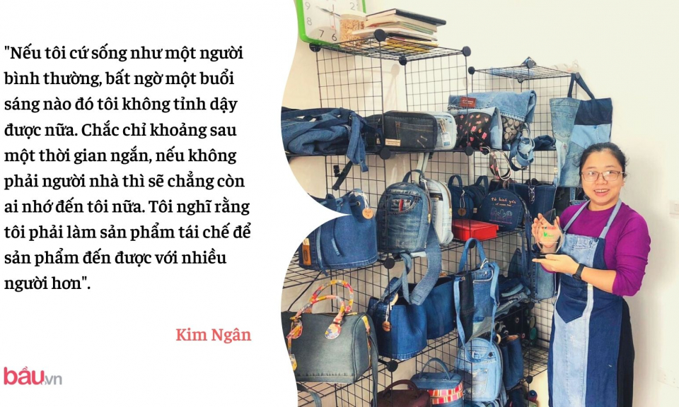 Trò chuyện với Ngân Bùi – người phụ nữ vượt bạo bệnh tái chế đồ cũ thành những chiếc túi độc và lạ