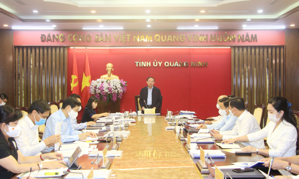 Hội nghị Ban Thường vụ Tỉnh ủy