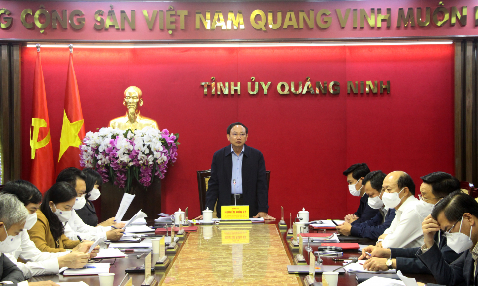 Giao ban Thường trực Tỉnh ủy