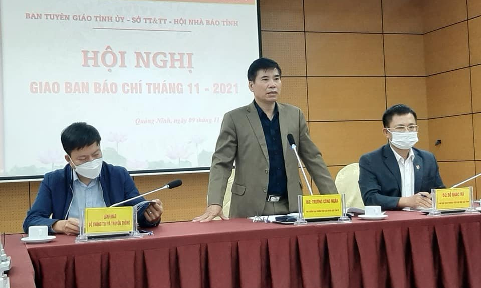 Hội nghị giao ban báo chí tháng 11/2021