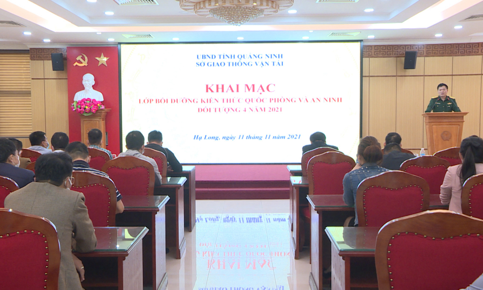 Bồi dưỡng kiến thức quốc phòng và an ninh đối tượng 4 năm 2021