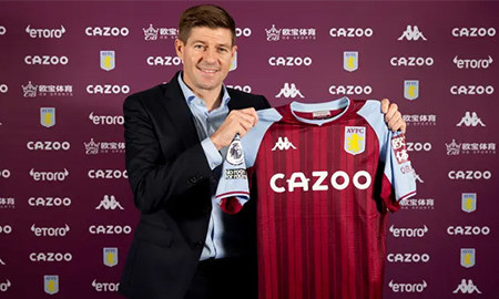 Aston Villa bổ nhiệm Steven Gerrard làm HLV trưởng