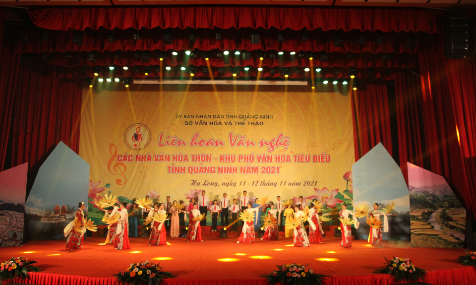 Khai mạc Liên hoan văn nghệ các nhà văn hoá thôn - khu phố văn hoá tiêu biểu
