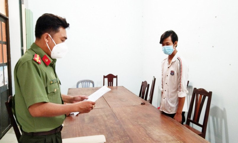 Xử phạt thanh niên đăng tải thông tin sai sự thật