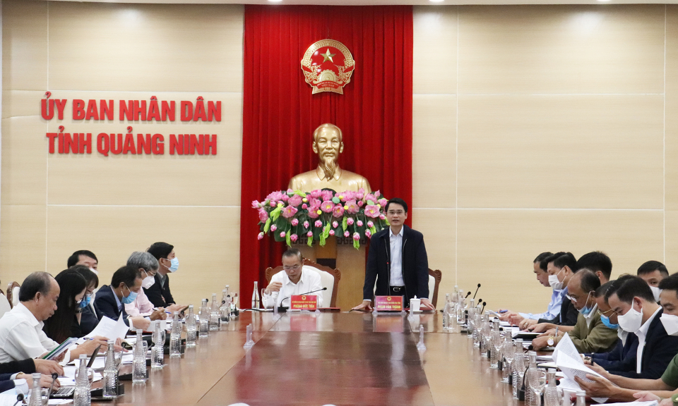 Đoàn công tác Bộ NN&PTNT làm việc với UBND tỉnh Quảng Ninh