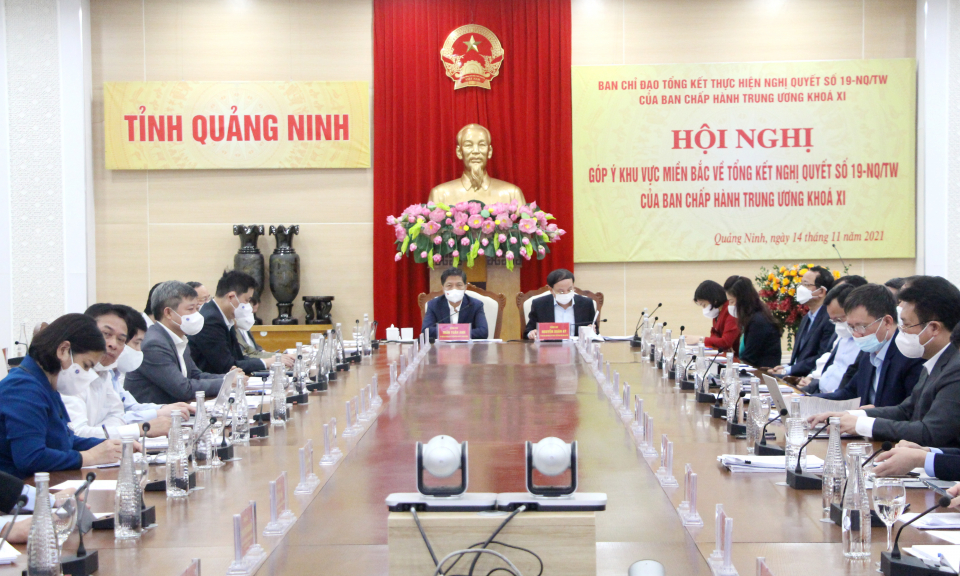 Hội nghị khu vực miền Bắc góp ý kiến tổng kết 10 năm thực hiện Nghị quyết 19-NQ/TW