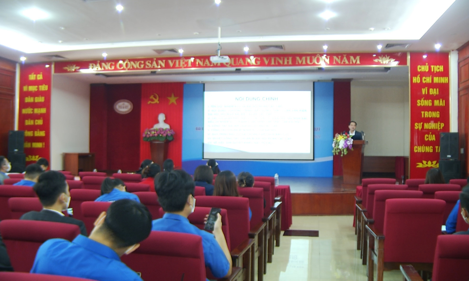 Tập huấn nghiệp vụ công tác tổ chức Đại hội Đoàn các cấp nhiệm kỳ 2022-2027