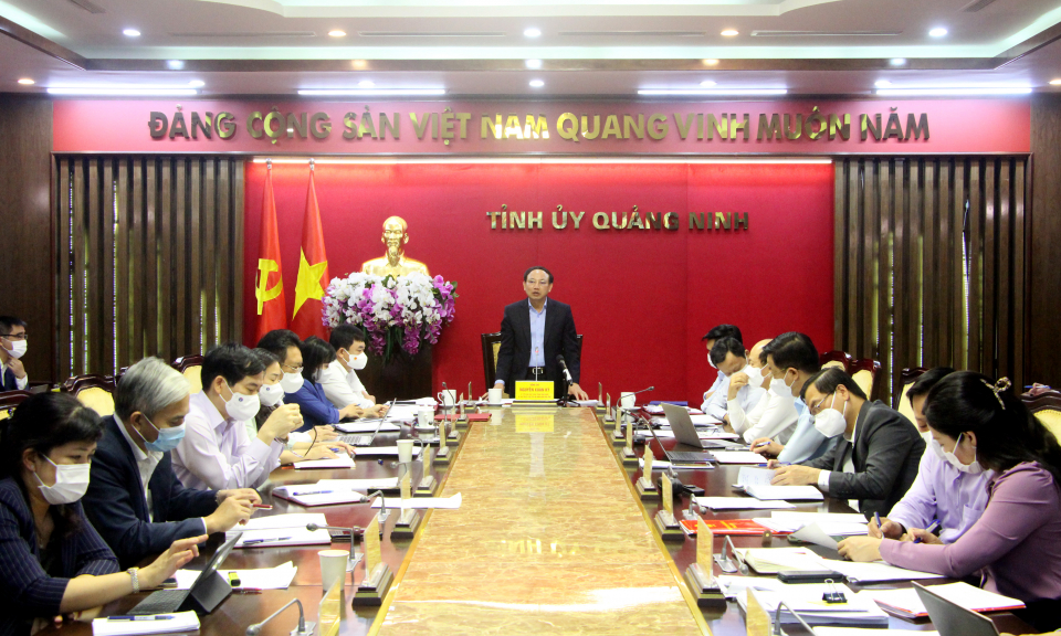 Giao ban Thường trực Tỉnh ủy