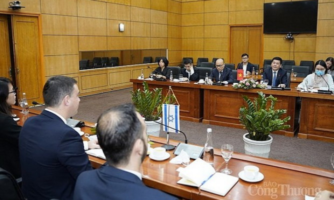 Việt Nam-Israel thúc đẩy ký kết Hiệp định thương mại tự do