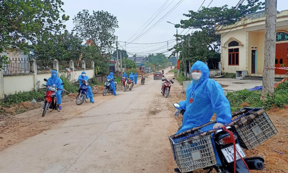 Huyện Đoàn Đầm Hà triển khai 11 tổ thanh niên tình nguyện tham gia phòng, chống dịch
