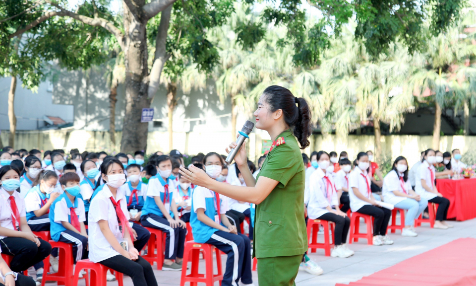 Cẩm Phả: Tăng cường đảm bảo ATGT học đường