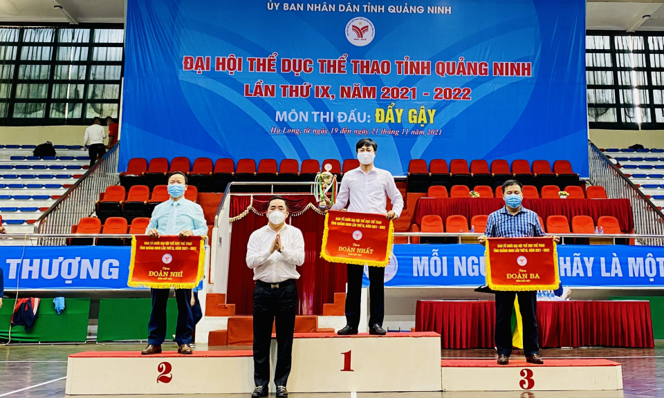 TX Đông Triều giành Nhất toàn đoàn môn Đẩy gậy, Đại hội TDTT tỉnh Quảng Ninh