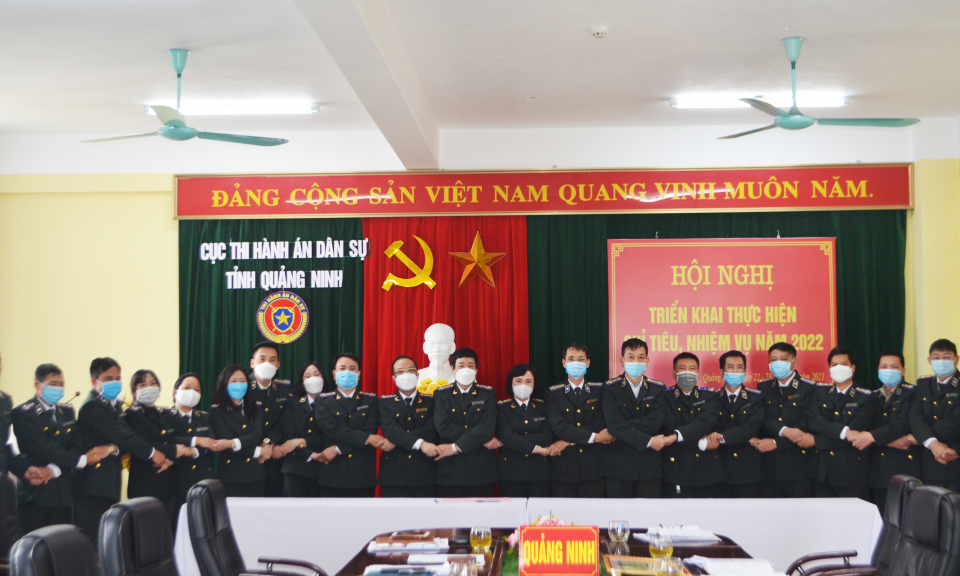 Cục Thi hành án dân sự tỉnh triển khai công tác năm 2022