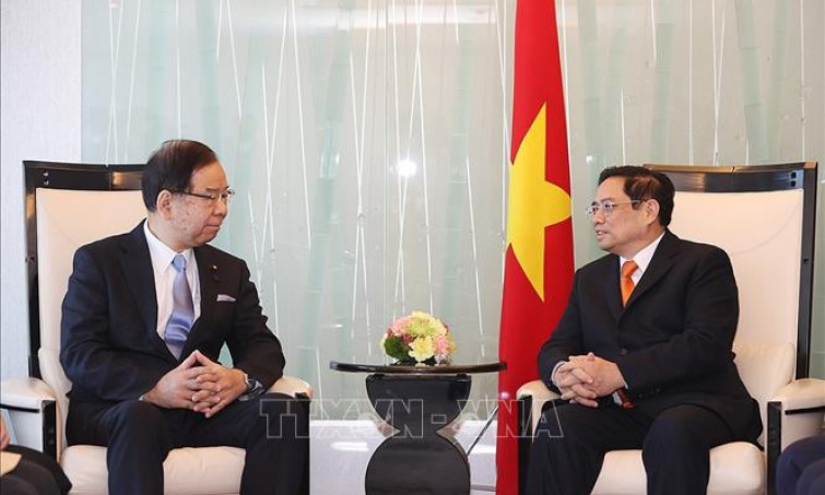 Thủ tướng Phạm Minh Chính tiếp Lãnh đạo Đảng Cộng sản Nhật Bản