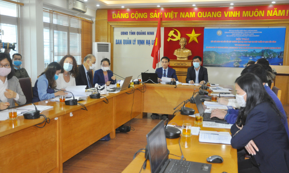 Hội thảo “Kết quả đánh giá sức tải môi trường Vịnh Hạ Long phục vụ phát triển du lịch bền vững”