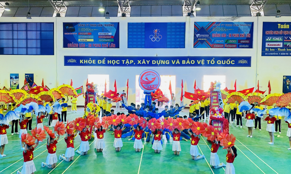 Khai mạc Đại hội Thể dục thể thao TX Quảng Yên lần thứ  IX năm 2021